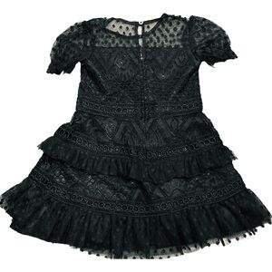 BCBGirls Black Lace Formal Dress